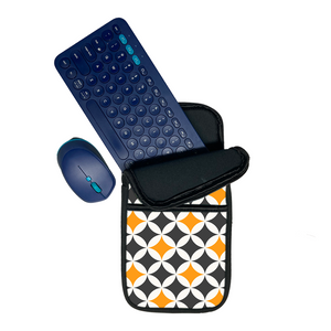 Yellow Tiles | Keyboard and Mouse Sleeve for wireless Keyboard & Mouse