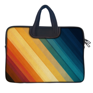 Vintage Rainbow | Laptop Sleeve with Concealable Handles fits Up to 15.6" Laptop / All MacBook Models