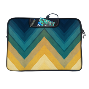Retro Lines | Laptop Sleeve with Concealable Handles fits Up to 15.6" Laptop / All MacBook Models