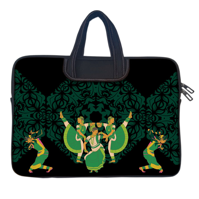 CLASSICAL DANCE 2 Laptop Sleeve with Concealable Handles fits Up to 15.6" Laptop / MacBook 16 inches