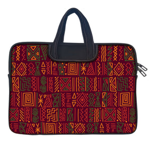 LINE PATTERN 2 Laptop Sleeve with Concealable Handles fits Up to 15.6" Laptop / MacBook 16 inches