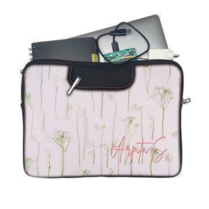 Patel Bloom | DFY Laptop Sleeve with Concealable Handles fits Up to 15.6" Laptop / MacBook 16 inches