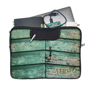 Vintage Enterance | DFY Laptop Sleeve with Concealable Handles fits Up to 15.6" Laptop / MacBook 16 inches