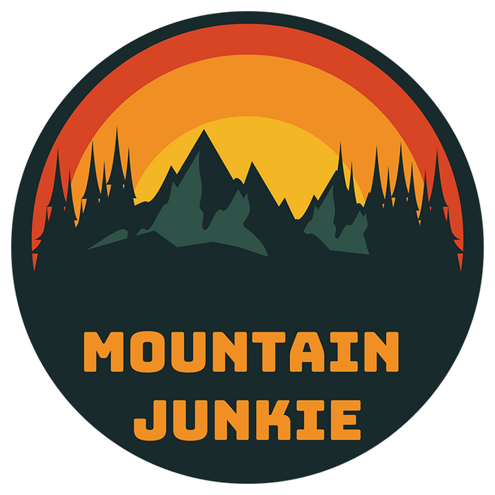 Mountain Junkie - Premium Vinyl Sticker