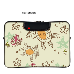 Cool Turtle | Laptop Sleeve with Concealable Handles fits Up to 15.6" Laptop / MacBook 16 inches