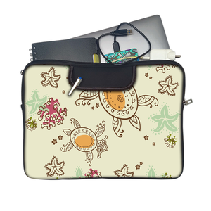 Cool Turtle | Laptop Sleeve with Concealable Handles fits Up to 15.6" Laptop / MacBook 16 inches