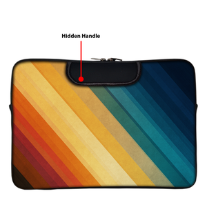 Vintage Rainbow | Laptop Sleeve with Concealable Handles fits Up to 15.6" Laptop / All MacBook Models