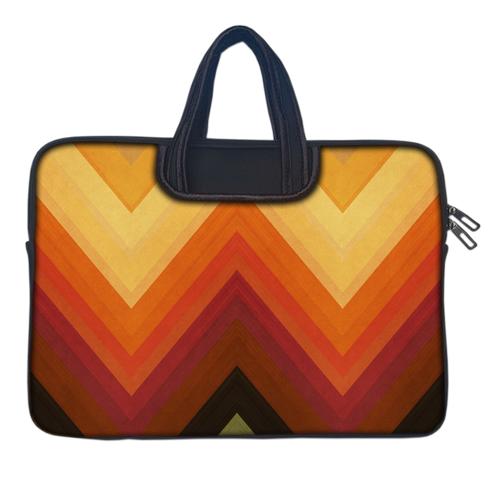 Geometric Pattern | Laptop Sleeve with Concealable Handles fits Up to 15.6" Laptop / All MacBook Models