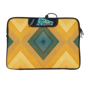 Retro Pattern | Laptop Sleeve with Concealable Handles fits Up to 15.6" Laptop / All MacBook Models