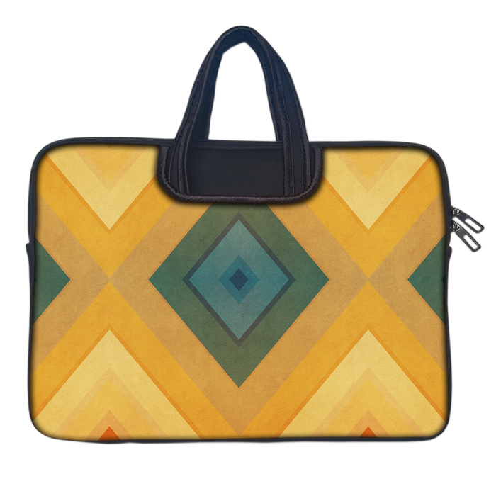 Retro Pattern | Laptop Sleeve with Concealable Handles fits Up to 15.6" Laptop / All MacBook Models