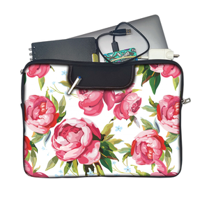 Red Roses | Laptop Sleeve with Concealable Handles fits Up to 15.6" Laptop / All MacBook Models