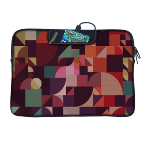 Geometric | Mess Laptop Sleeve with Concealable Handles fits Up to 15.6" Laptop / All MacBook Models