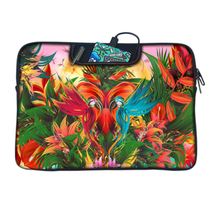 Parrot Colors | Laptop Sleeve with Concealable Handles fits Up to 15.6" Laptop / MacBook 16 inches