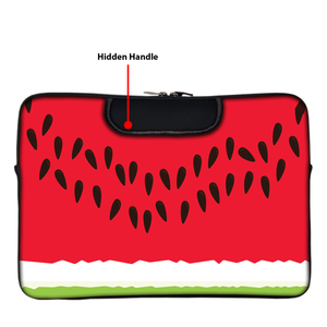 Watermelon | Laptop Sleeve with Concealable Handles fits Up to 15.6" Laptop / MacBook 16 inches