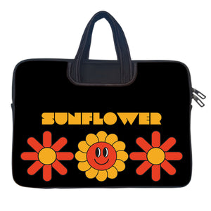 SUNFLOWER Laptop Sleeve with Concealable Handles fits Up to 15.6" Laptop / MacBook 16 inches