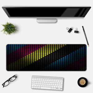 Colorful Dots Desk Mat