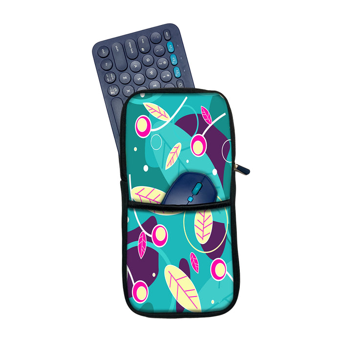 Leafy Pattern | Keyboard and Mouse Sleeve for wireless Keyboard & Mouse