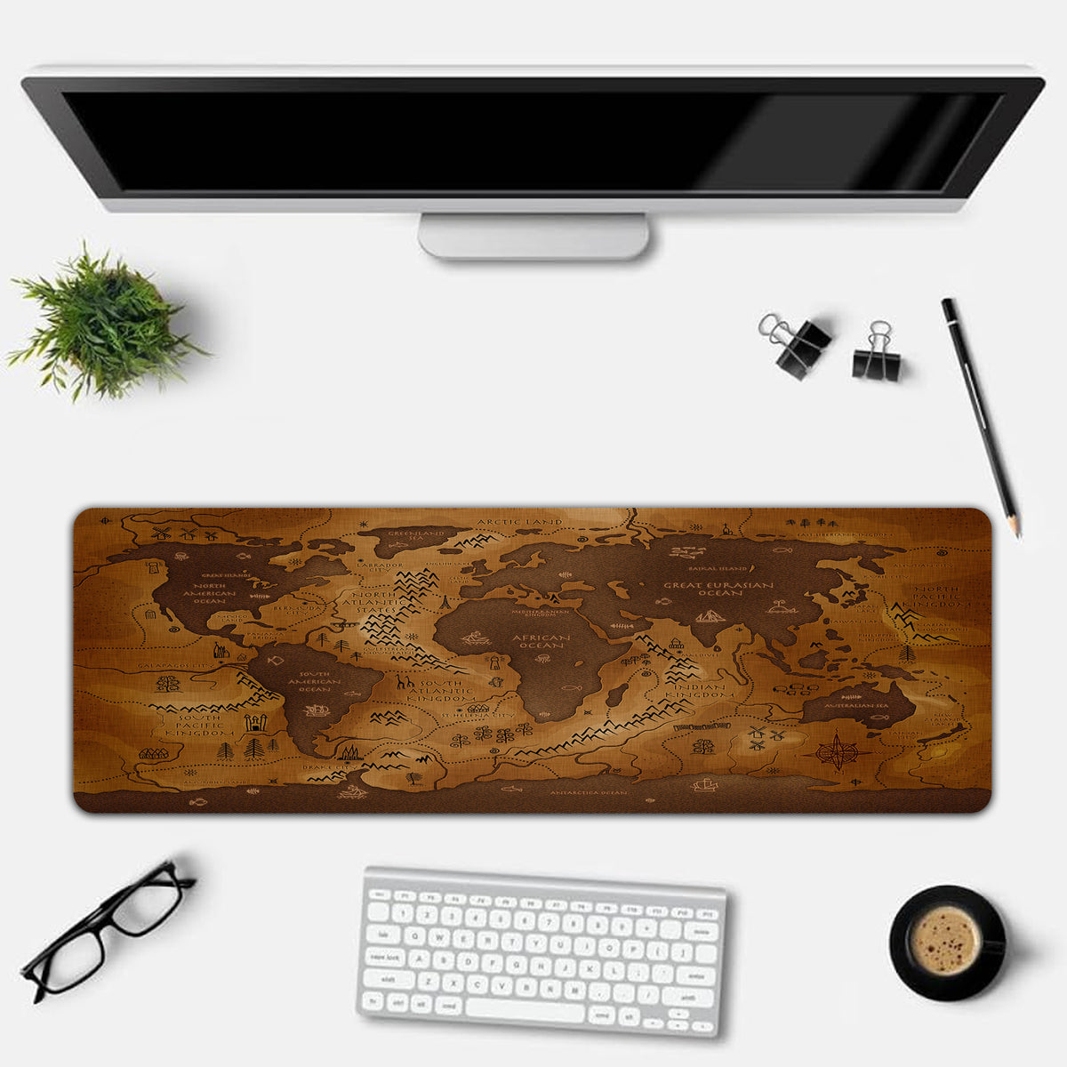 Cool Map Desk Mat – Theskinmantra