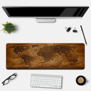 Cool Map Desk Mat