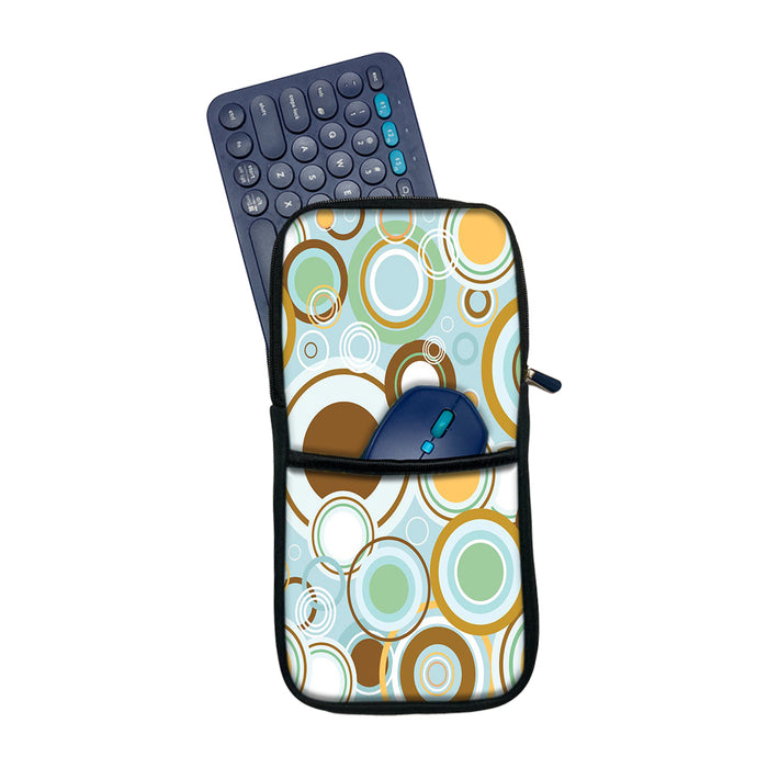 Geometric Circle | Keyboard and Mouse Sleeve for wireless Keyboard & Mouse