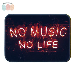 No Music No Life iPad Sleeve