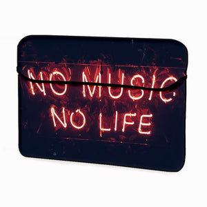 No Music No Life iPad Sleeve