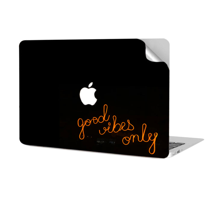 Good Vibes Only Macbook Skin Decal