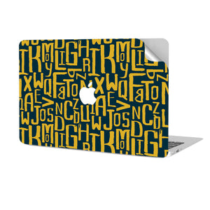 ALL THE WORDS IN THE WORLD Macbook Skin Decal