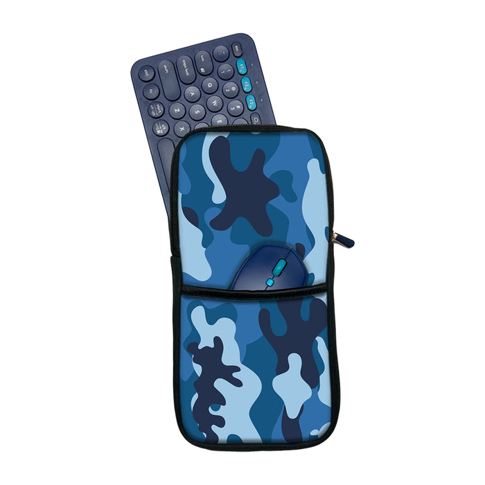 Blue Camo | Keyboard and Mouse Sleeve for wireless Keyboard & Mouse