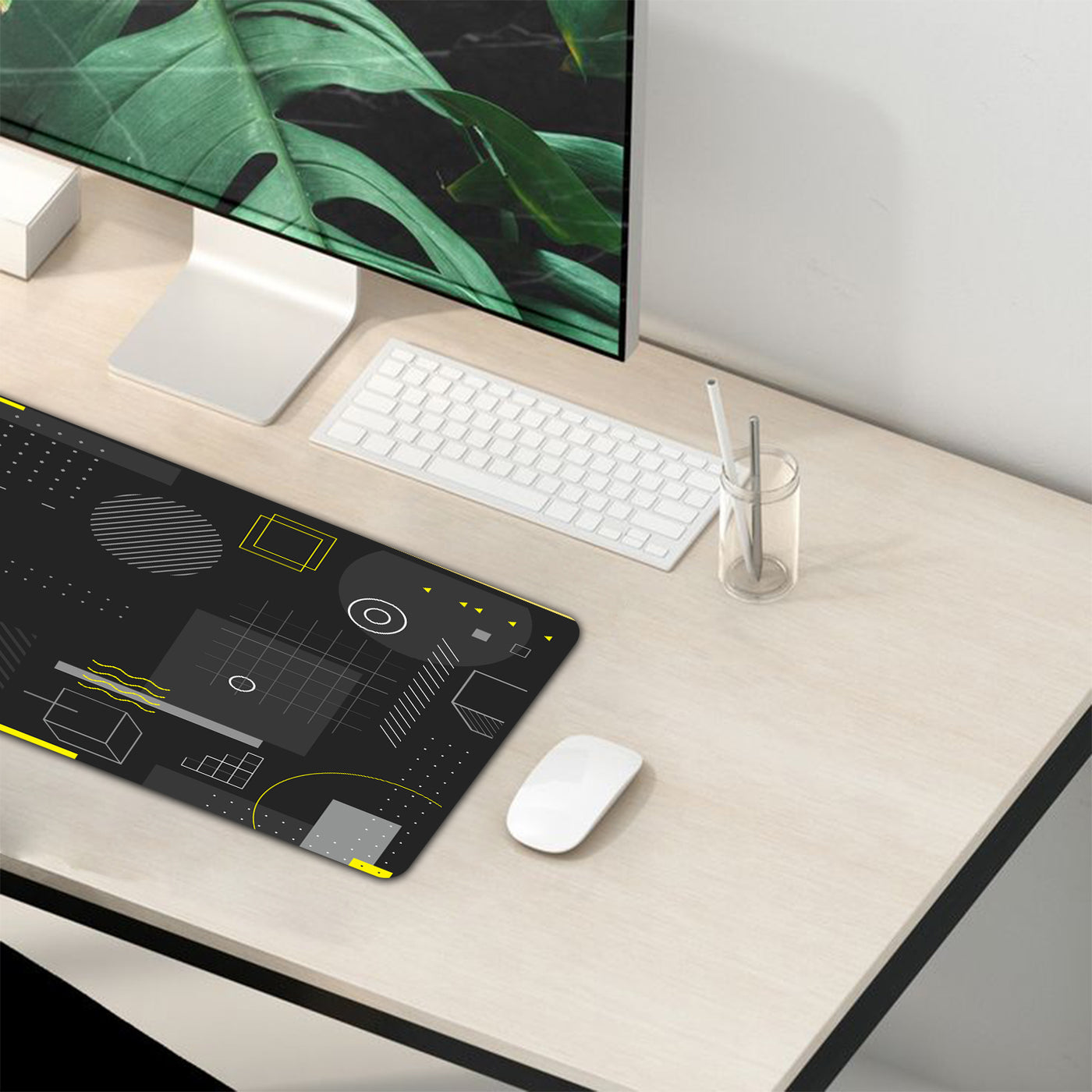 Abstract Geometry Desk Mat – Theskinmantra