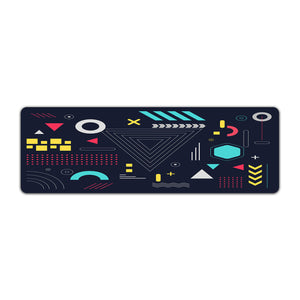 Arcade Maze Geometry Desk Mat