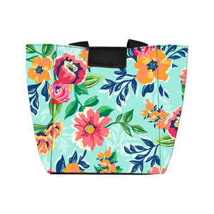 Floral Serene - Lunch Bag Canvas Print