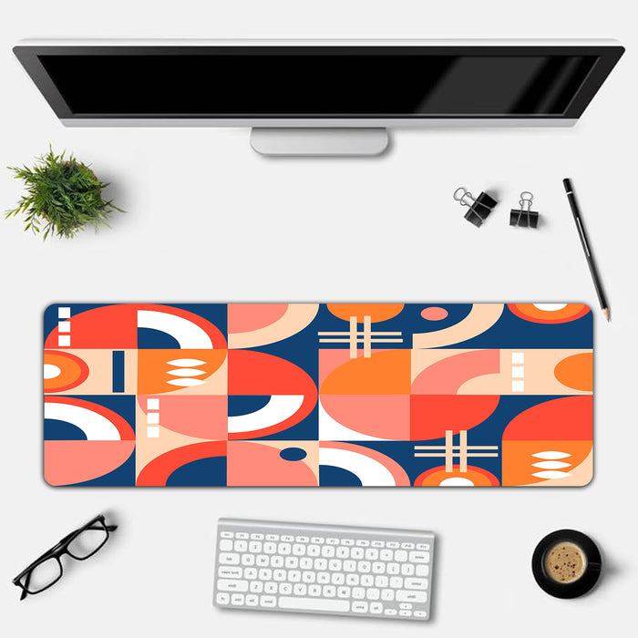 Mosaic Shapes Desk Mat