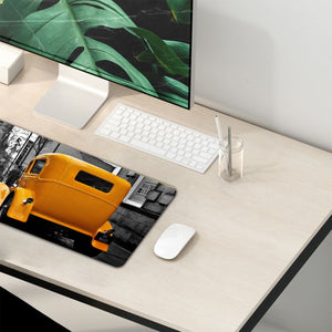 Yellow Taxi Desk Mat