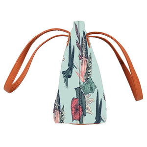 Spring Bird - Vegan Leather Tote Bag