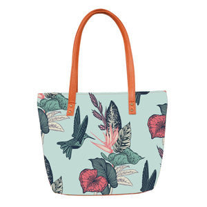 Spring Bird - Vegan Leather Tote Bag