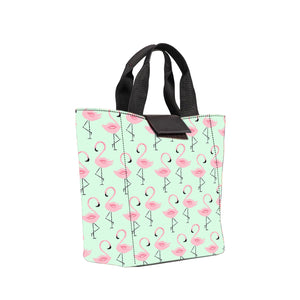 Disco Swan - Lunch Bag Canvas Print