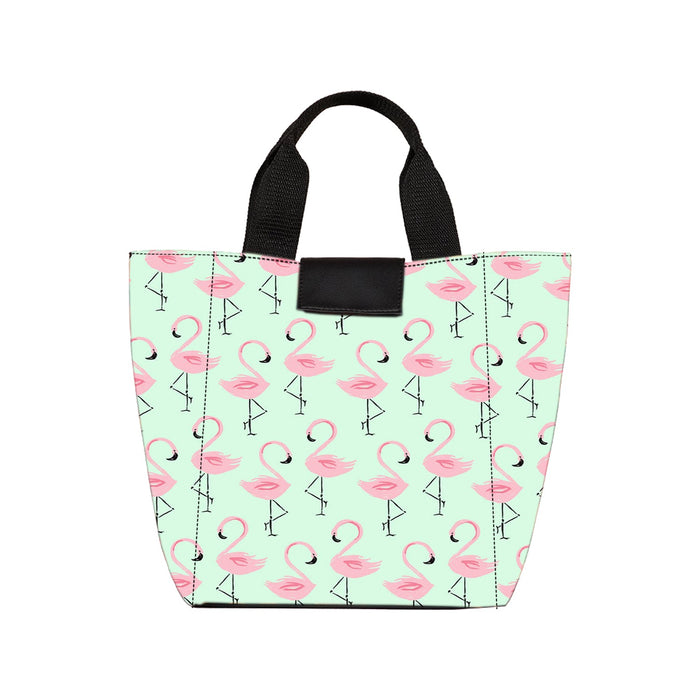 Disco Swan - Lunch Bag Canvas Print