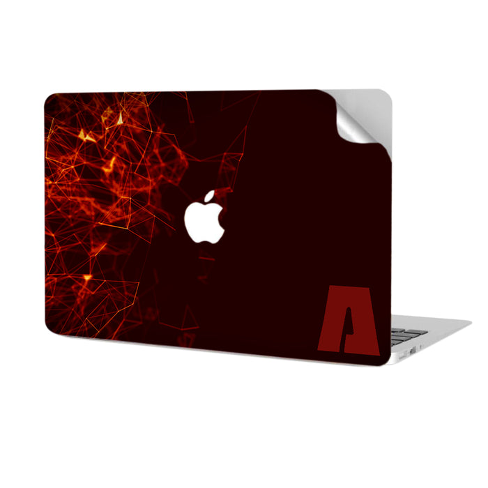 RED CRYSTAL EFFECT DFY Macbook Skin Decal