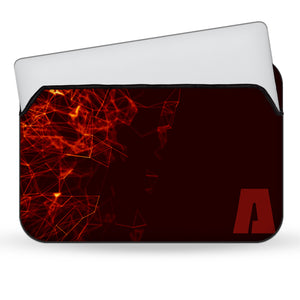 RED CRYSTAL EFFECT DFY Laptop Macbook Sleeve Bag FLAP