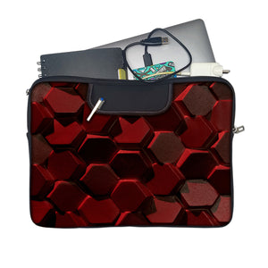 PATTERN CHAIN Laptop Sleeve with Concealable Handles fits Up to 15.6" Laptop / MacBook 16 inches