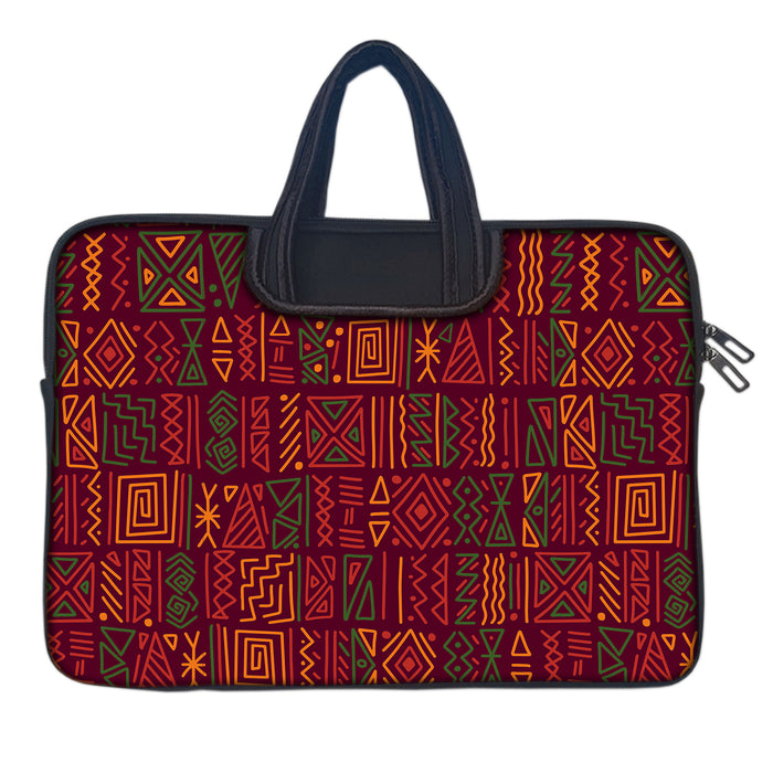 LINE PATTERN 2 Laptop Sleeve with Concealable Handles fits Up to 15.6" Laptop / MacBook 16 inches