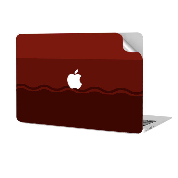 BROWN WAVE Macbook Skin Decal