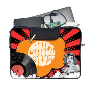 CHILLOUT Laptop Sleeve with Concealable Handles fits Up to 15.6" Laptop / MacBook 16 inches