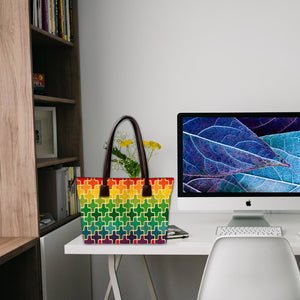 Cubes Connected Executive Women's Tote bag