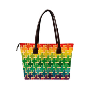 Cubes Connected Executive Women's Tote bag