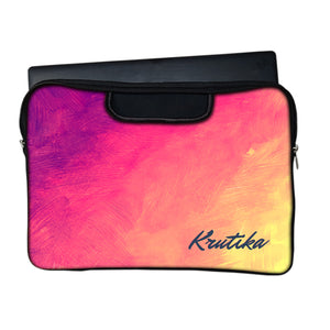 Bright Hues | DFY Laptop Sleeve with Concealable Handles fits Up to 15.6" Laptop / MacBook 16 inches