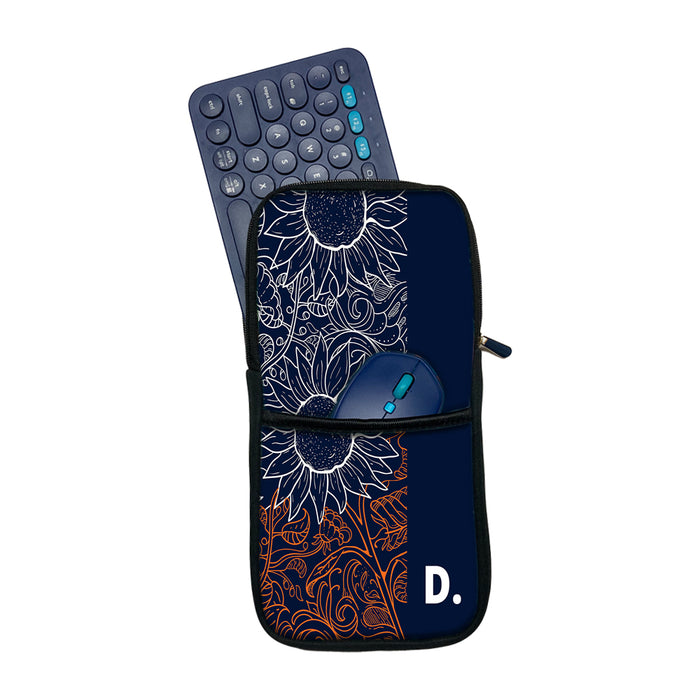 FLORAL STROMY | DFY Keyboard and Mouse Sleeve for wireless Keyboard & Mouse