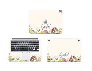 FLORAL BASE  DFY Macbook Skin Decal