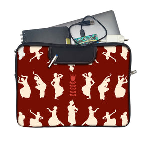 CLASSICAL DESIGN Laptop Sleeve with Concealable Handles fits Up to 15.6" Laptop / MacBook 16 inches